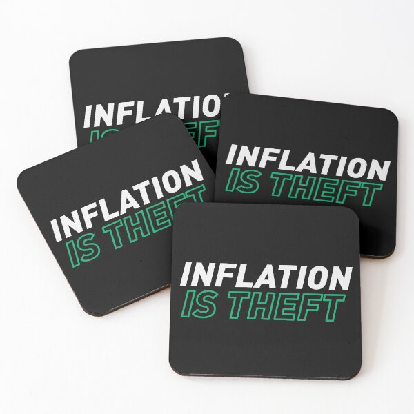 Item preview, Inflation is Theft designed and sold by ClothingnCrypto.