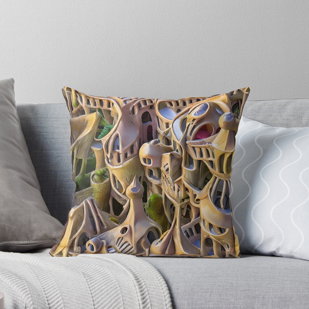 Item preview, Throw Pillow designed and sold by jorgechubuter.