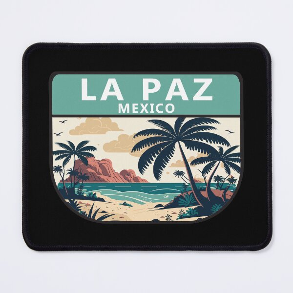 Item preview, La Paz Mexico Retro Emblem designed and sold by KrisSidDesigns.