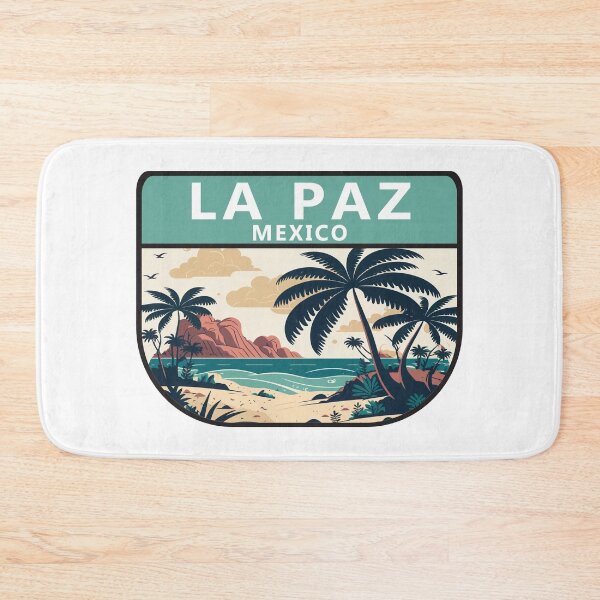 Item preview, La Paz Mexico Retro Emblem designed and sold by KrisSidDesigns.
