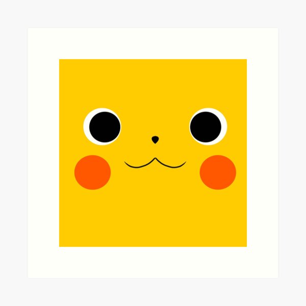 Pokemon Face Art Prints for Sale