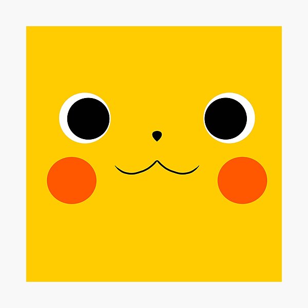 Pokemon Face Photographic Prints for Sale