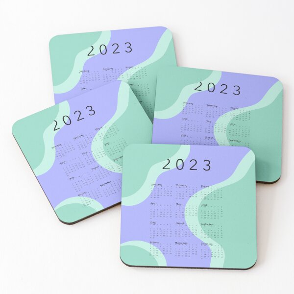 Item preview, 2023 Calendar Design Green Purple designed and sold by valeng03.