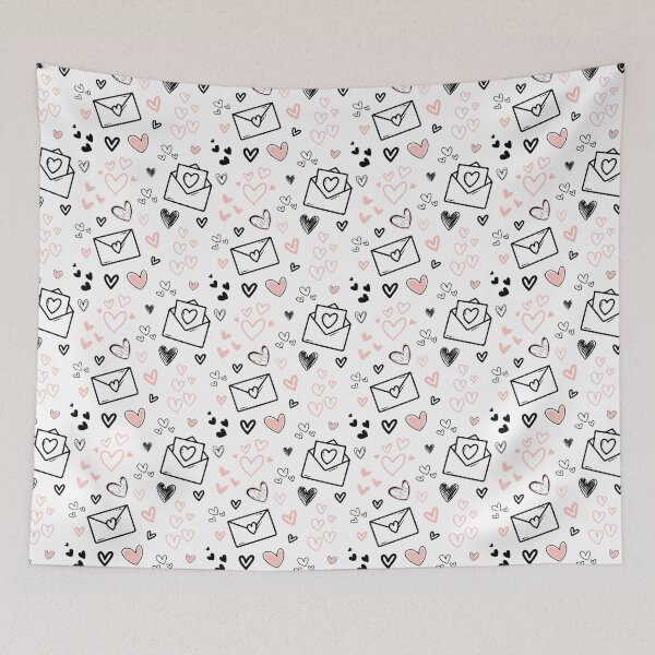 Item preview, Valentine's Pink Hearts with cards & envelopes  designed and sold by BraveNewDesigns.