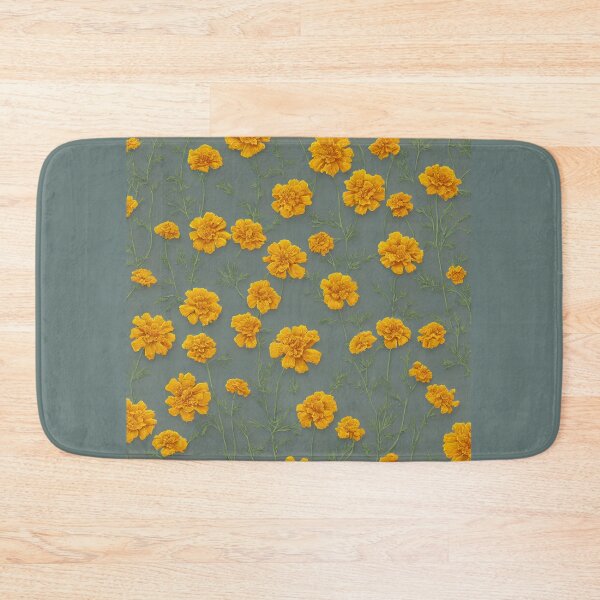 Item preview, Marigold Flower Pattern for October designed and sold by FamiliarPufferfish.