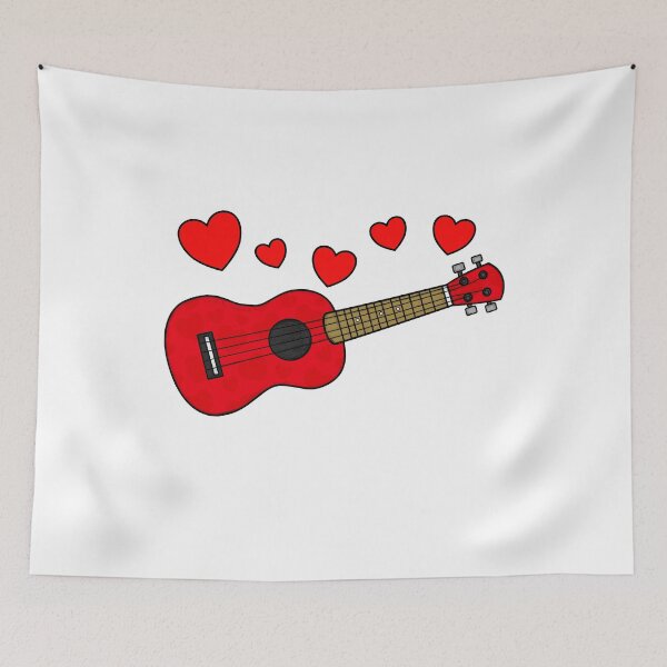 Item preview, Valentines Ukulele Ukulelist Wedding Musician designed and sold by doodlerob.