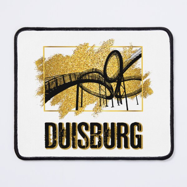 Item preview, Duisburg Germany city skyline home gold designed and sold by BullDesignsShop.