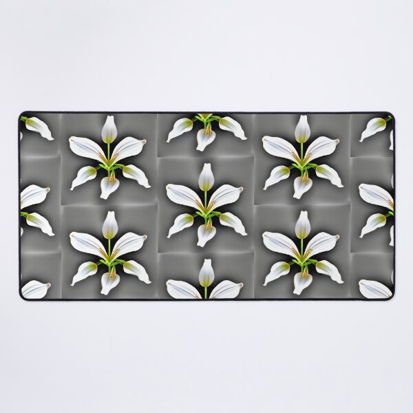 Item preview, White lily flower artwork designed and sold by gramizzia.