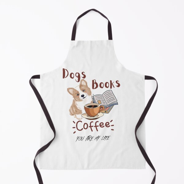 Item preview, Dogs, Books and Coffee Dog Reader Coffee Quote designed and sold by ColourTrials.