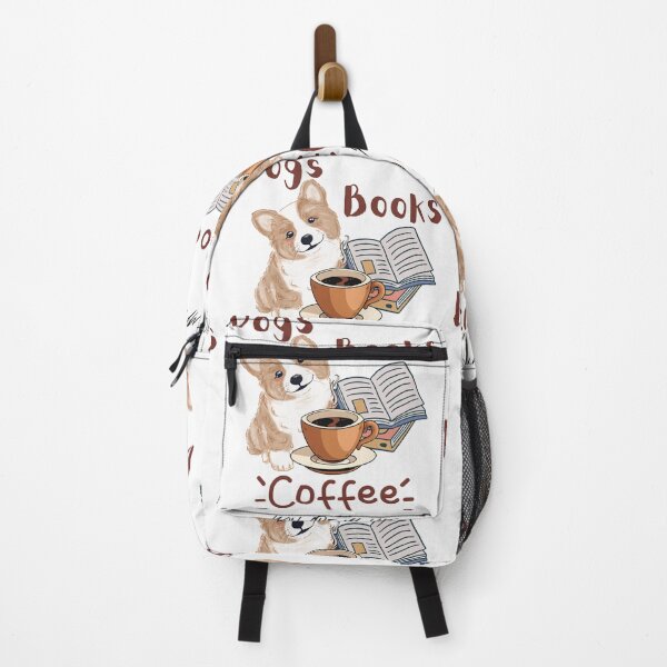 Item preview, Dogs, Books and Coffee Dog Reader Coffee Quote designed and sold by ColourTrials.