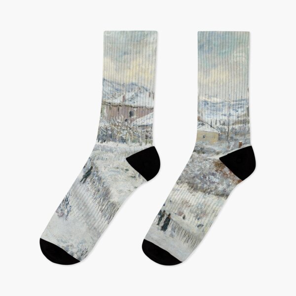 Item preview, Winter scenery - Snow Effect at Argenteuil by Claude Monet designed and sold by AR-shop.