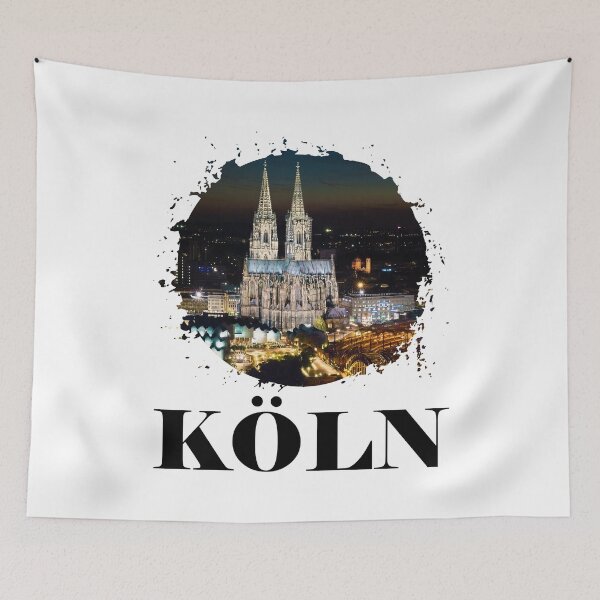 Item preview, Cologne Germany Cologne Cathedral Cologne city skyline designed and sold by BullDesignsShop.