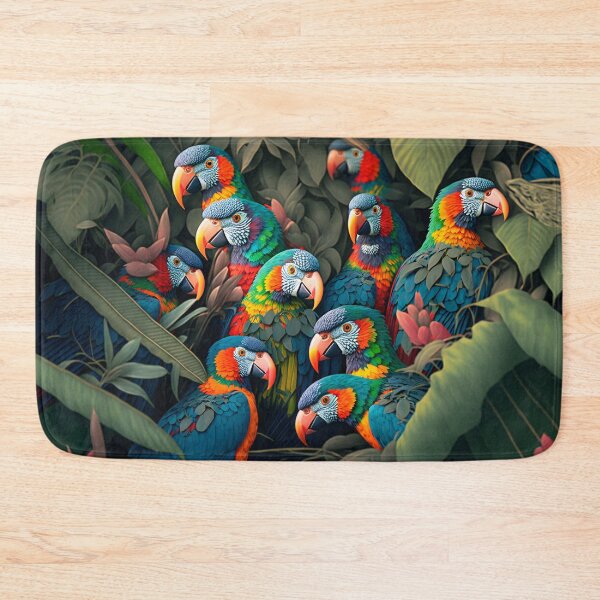 Item preview, Beautiful Colorful Tropical Birds  designed and sold by FunWearVM.