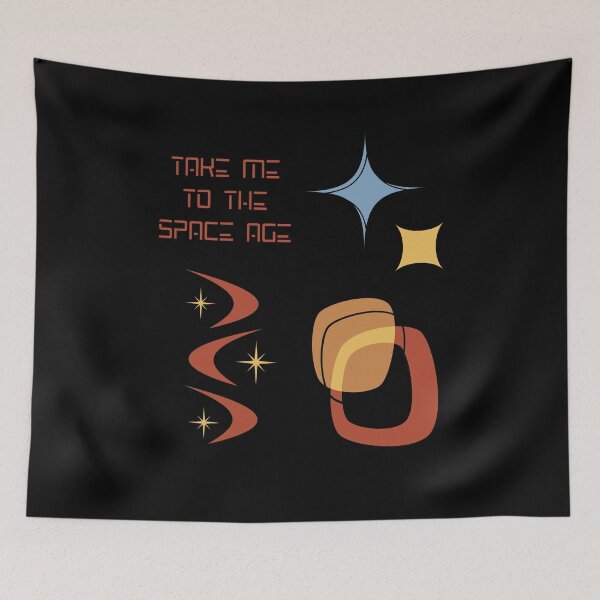 Item preview, Take Me To The Space Age Mid Century Modern Retro Nostalgia designed and sold by brytfanna.