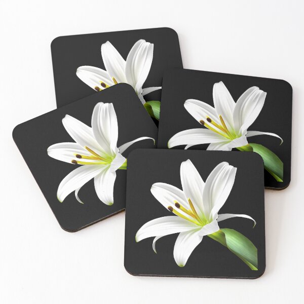 Item preview, White lily flower designed and sold by gramizzia.