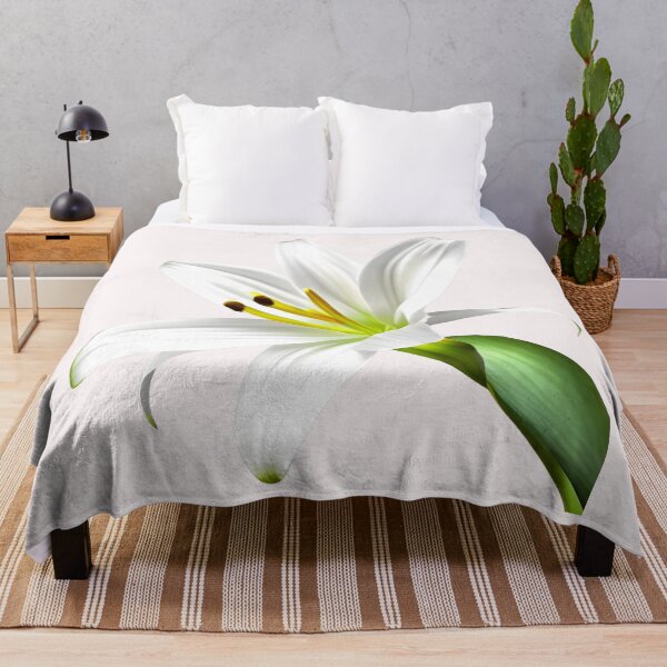 Item preview, White lily flower designed and sold by gramizzia.