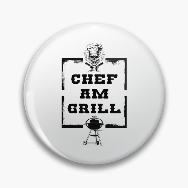 Item preview, Grilling Grill Chef Skull BBQ Meat Summer designed and sold by BullDesignsShop.
