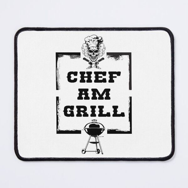 Item preview, Grilling Grill Chef Skull BBQ Meat Summer designed and sold by BullDesignsShop.