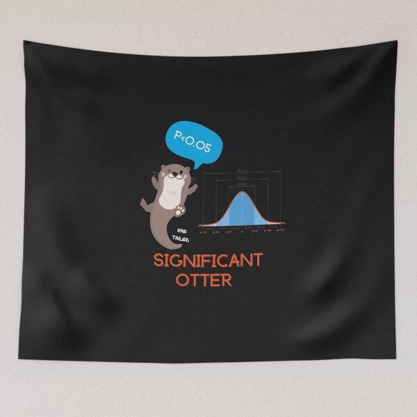 Item preview, Significant Otter data science statistics design  designed and sold by t1n3333.