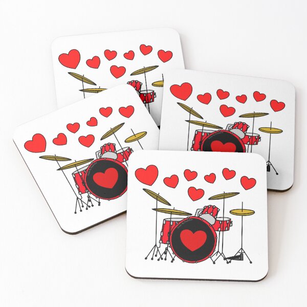 Item preview, Valentines Drummer Drum Teacher Wedding Musician designed and sold by doodlerob.