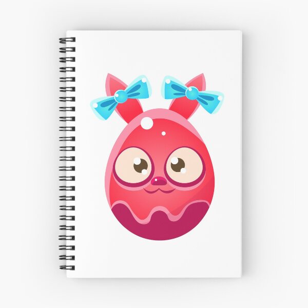 Artikelvorschau, Rotes Ei-geformter Osterhase mit Bändern entworfen und verkauft von topvectors.