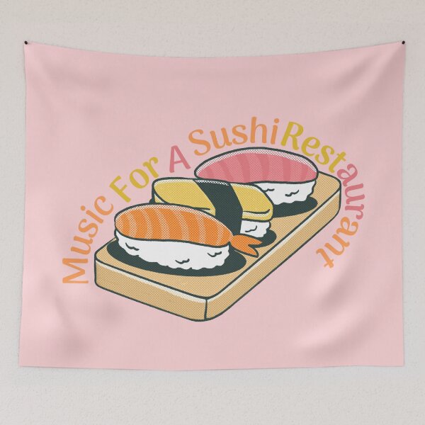 Item preview, Music For A Sushi Restaurant designed and sold by TheArtAngels.