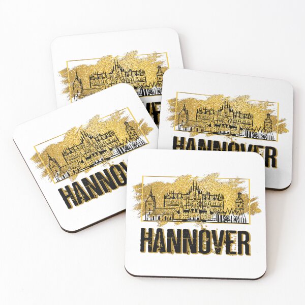 Item preview, Hanover Germany Skyline City Home Gold designed and sold by BullDesignsShop.