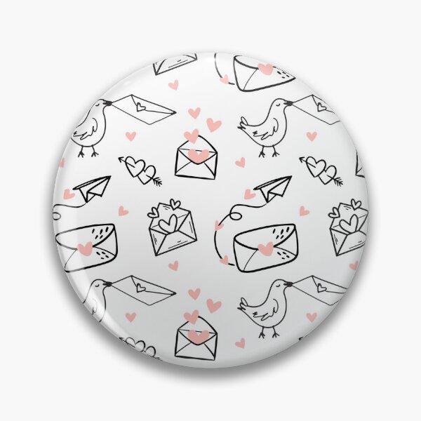 Item preview, Valentine's Pink Hearts with cards & envelopes  designed and sold by BraveNewDesigns.
