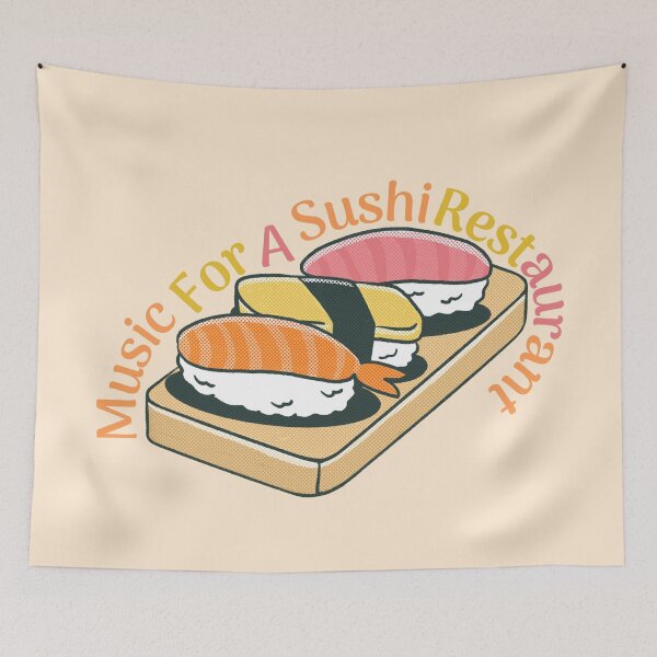 Item preview, Music For A Sushi Restaurant designed and sold by TheArtAngels.