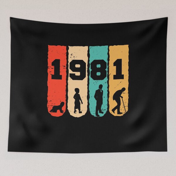 Item preview, Vintage 1981, 42th Birthday Gift designed and sold by ahmedbakkali.