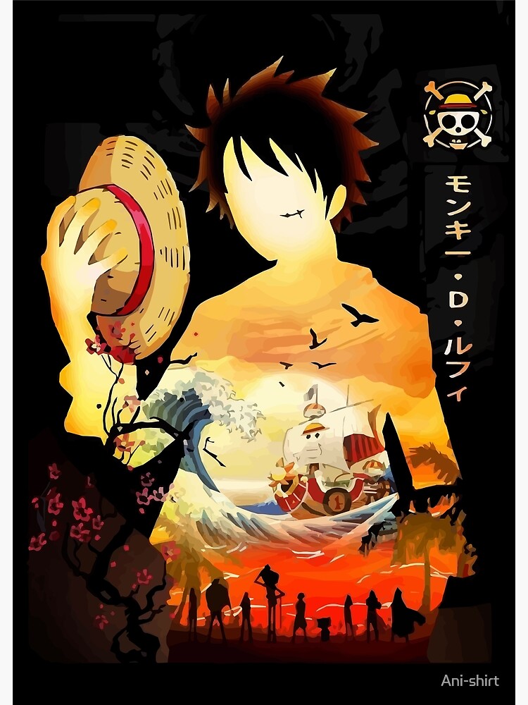 159804 One Piece ACE OP Monkey D Luffy Fighting Anime Wall Print Poster