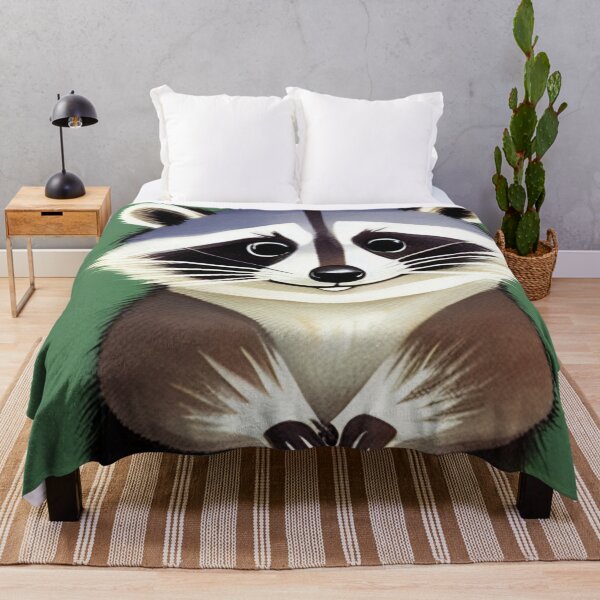 Item preview, Cute Raccoon Painting designed and sold by Ellen Davis.