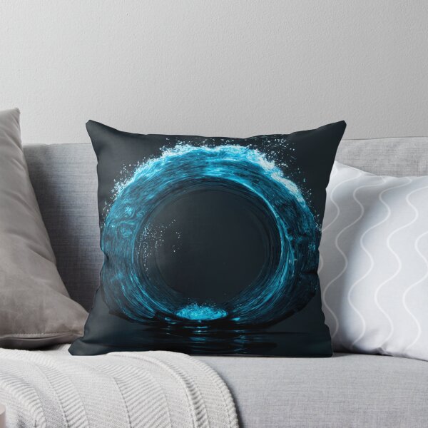 Item preview, water small dam break inside of round circle designed and sold by sammgdesign.