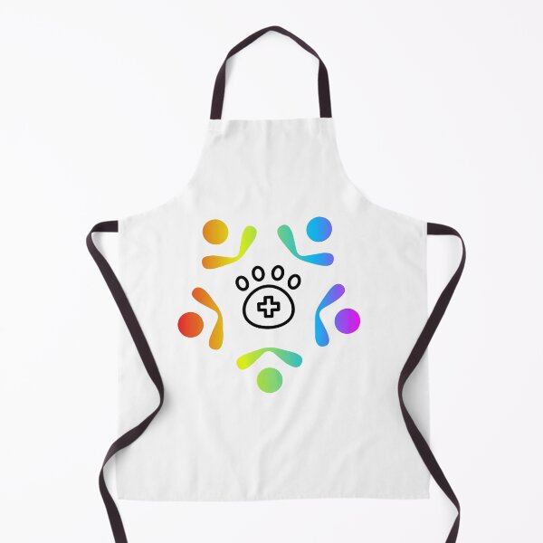 Item preview, Vet Med Pride, rainbow art with paw designed and sold by ShopVetMed.