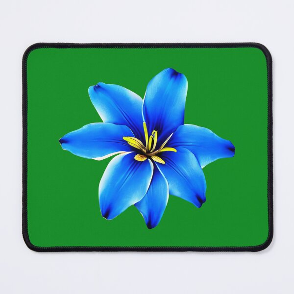 Item preview, Blue lily flower designed and sold by gramizzia.