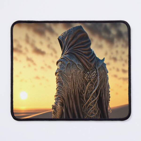 Item preview, the lonely necromancer in the desert designed and sold by EnjoyDigitalArt.