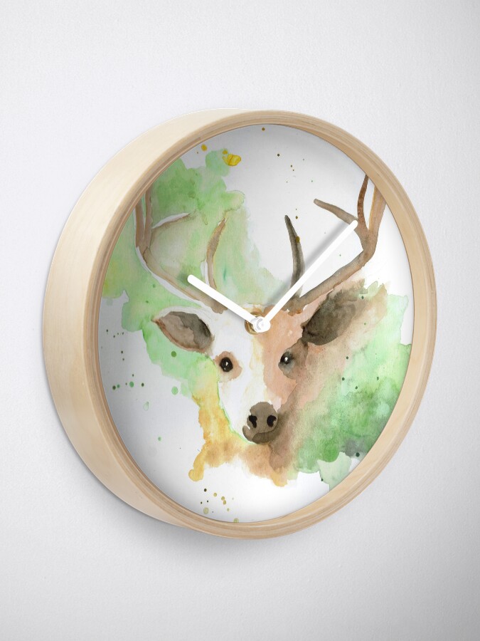 Alternate view of Deer Clock