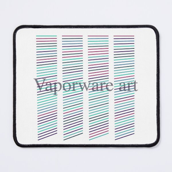 Vaporware art Mouse Pad