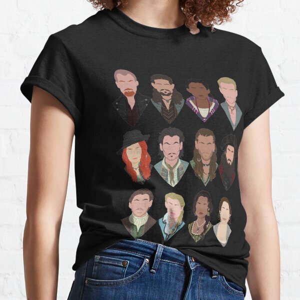Black Sails characters (faceless) Classic T-Shirt