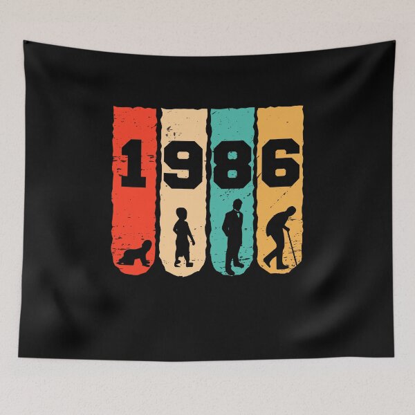 Item preview, Vintage 1986, 37th Birthday Gift designed and sold by ahmedbakkali.