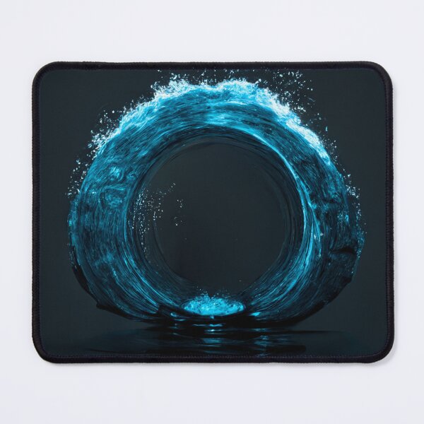 Item preview, water small dam break inside of round circle designed and sold by sammgdesign.