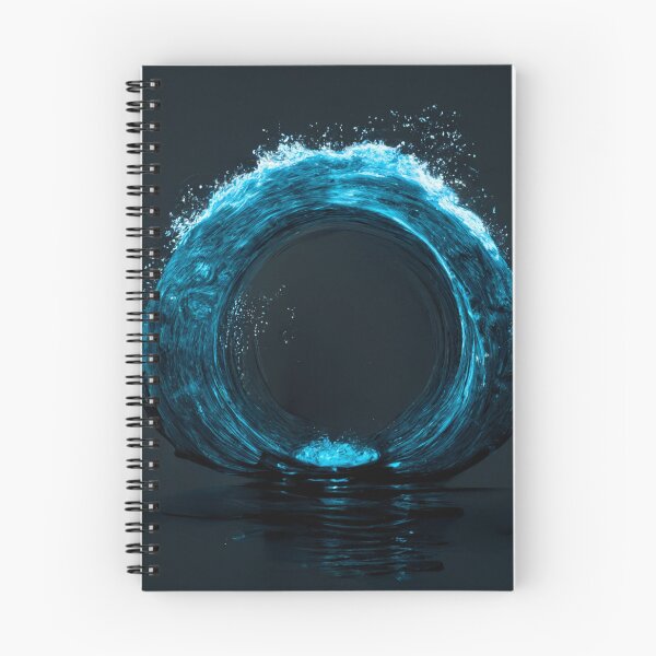 Item preview, water small dam break inside of round circle designed and sold by sammgdesign.