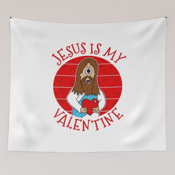 Item preview, Jesus Is My Valentine Christian Church Valentines designed and sold by doodlerob.
