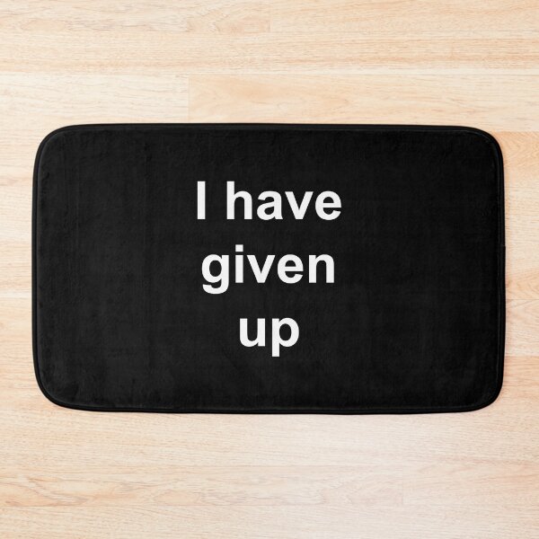 Item preview, I have given up designed and sold by Family-Shop.