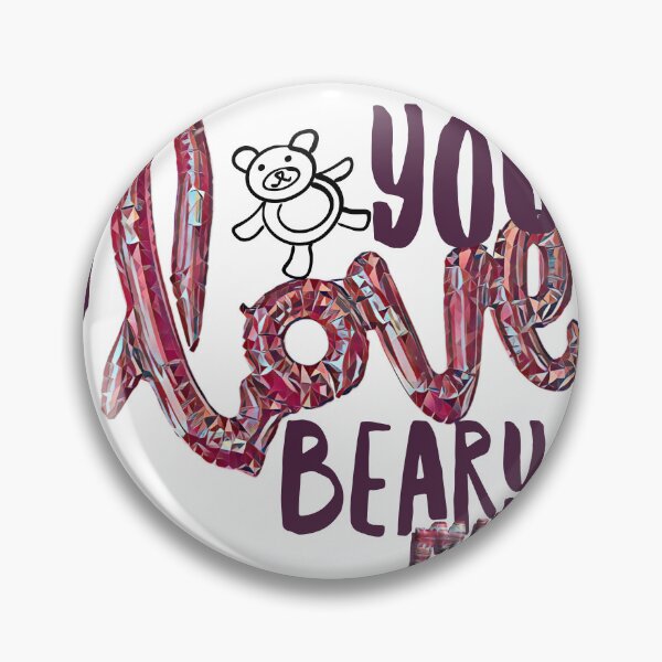 Artikelvorschau, Ich liebe Dich Beary much süßer Teddybär entworfen und verkauft von Kalli-design.