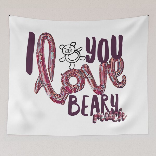 Item preview, I Love you Beary Much cute Teddy designed and sold by Kalli-design.