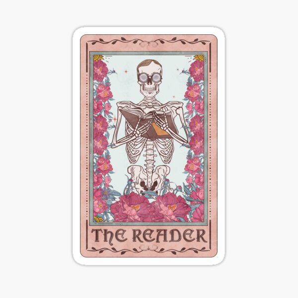 Bookish Sticker, The Reader Tarot Card – Sticker Babe