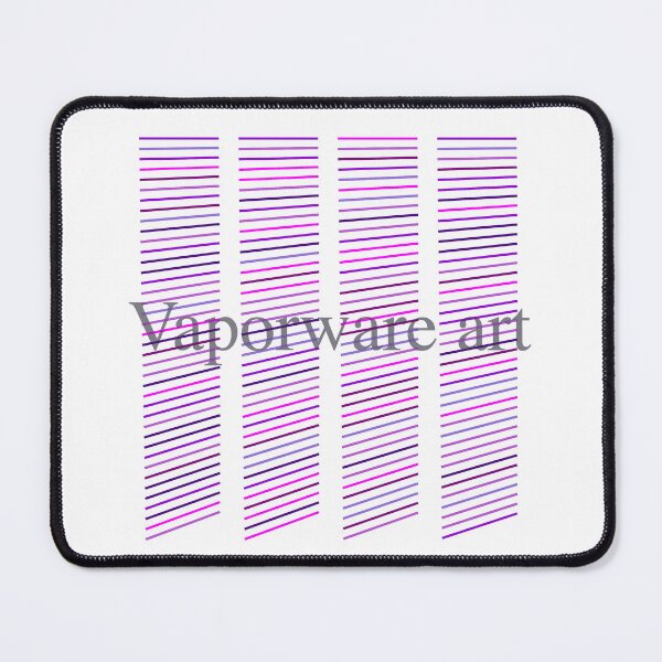 Vaporware art Mouse Pad