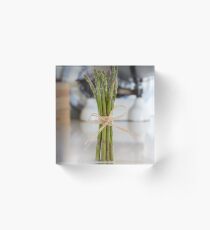 Asparagus Acrylic Block