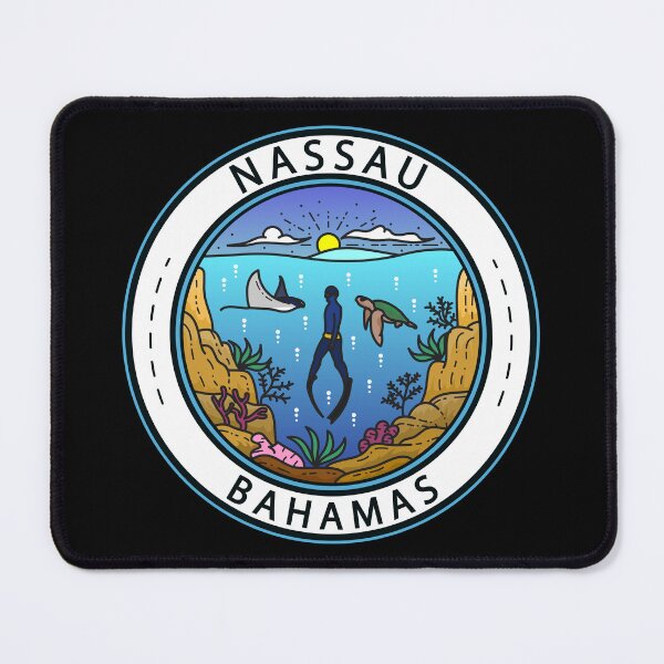 Item preview, Nassau Bahamas Scuba Badge designed and sold by KrisSidDesigns.